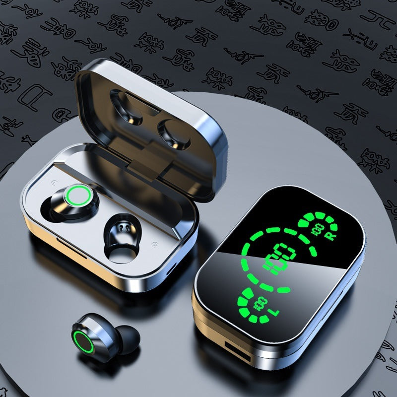YD03 TWS Bluetooth Headset – Smart Display & LED Breathing Light
