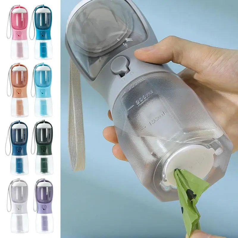 Ultimate 3-in-1 Pet Travel Cup – Hydrate, Feed & Clean Anywhere!