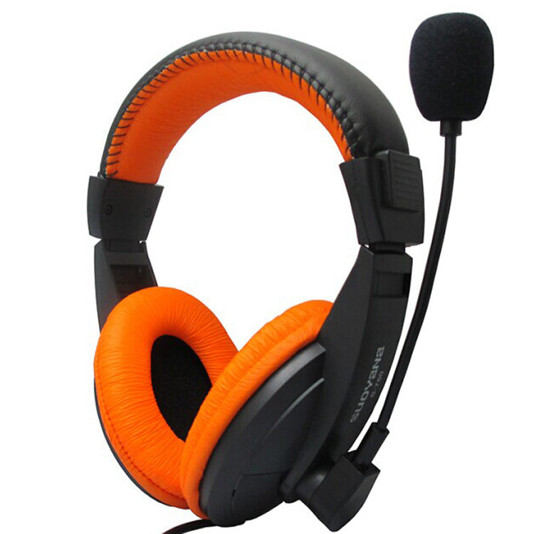 Head-mounted Computer Notebook Phone Wired Headset