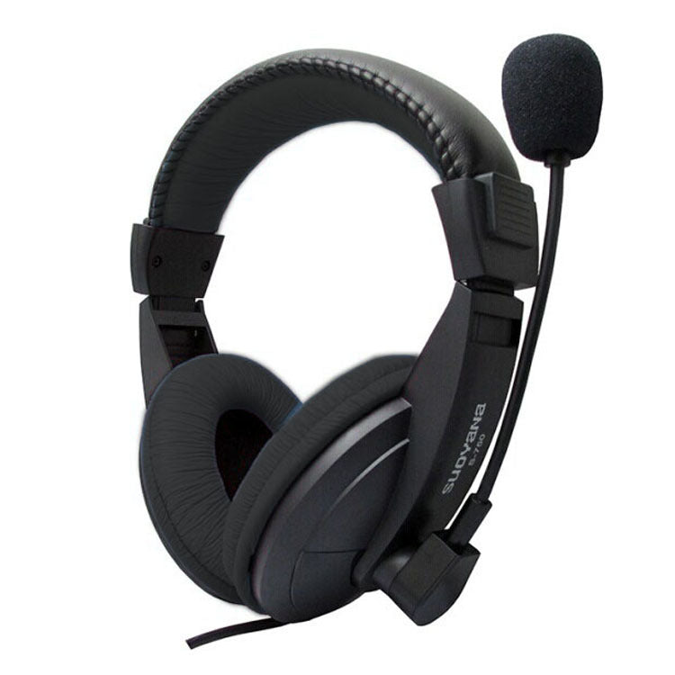 Head-mounted Computer Notebook Phone Wired Headset