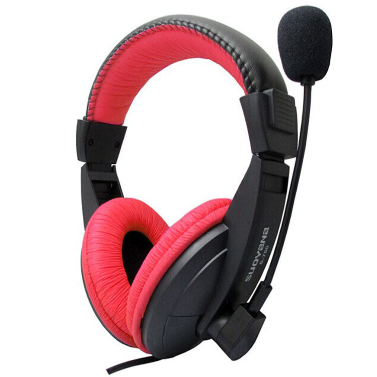 Head-mounted Computer Notebook Phone Wired Headset