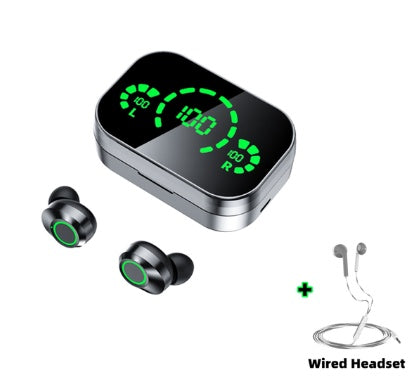 YD03 TWS Bluetooth Headset – Smart Display & LED Breathing Light